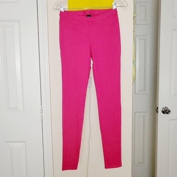 HUE | Hot Pink Jeggings | NWT - Picture 1 of 5